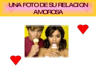 UNA FOTO DE SU RELACION AMOROSA 