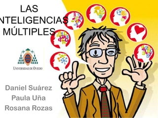 LAS
NTELIGENCIAS
MÚLTIPLES
Daniel Suárez
Paula Uña
Rosana Rozas
 
