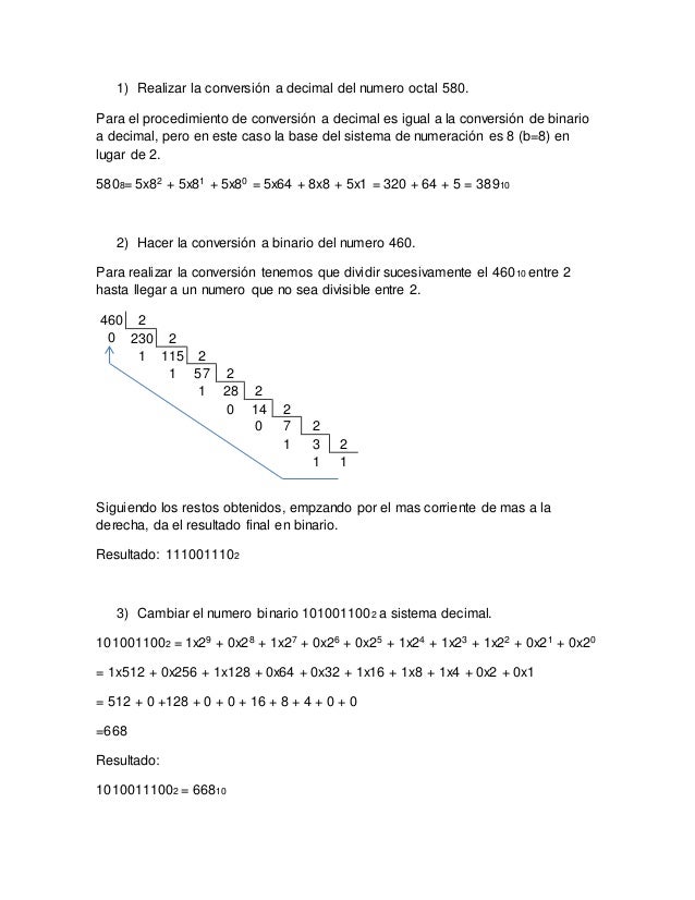 Conversiones entre Codigos y Sistemas Numericos