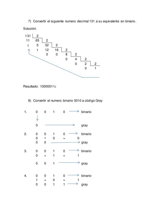 Conversiones entre Codigos y Sistemas Numericos