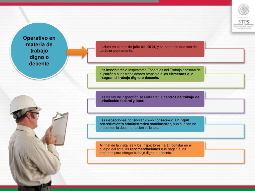 Trabajo Digno o Decente STPS