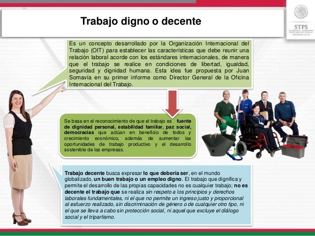 Trabajo Digno o Decente STPS