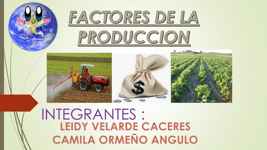 Los factores de producción