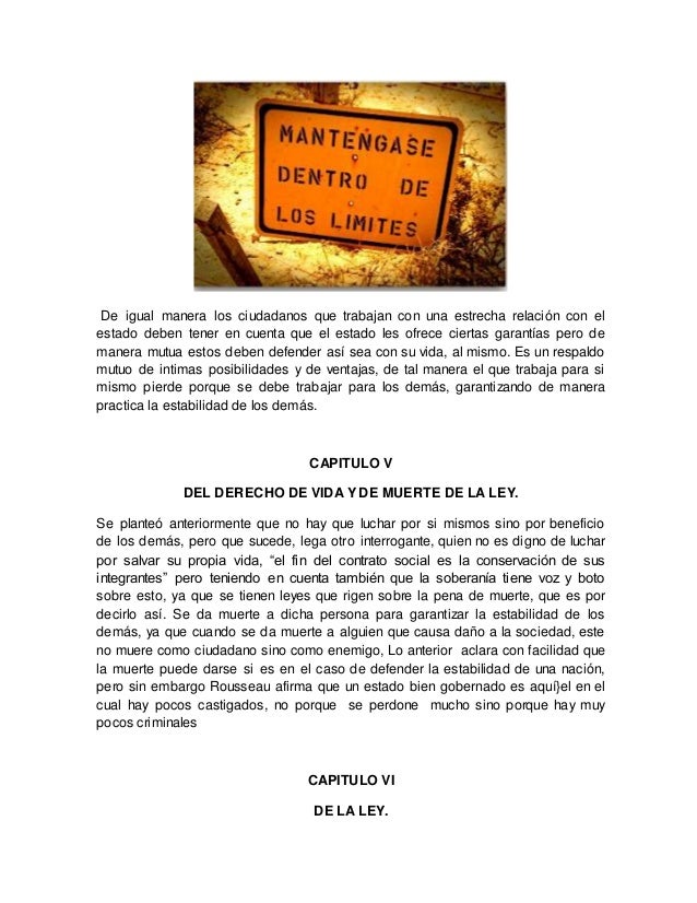 Resumen del Contrato Social