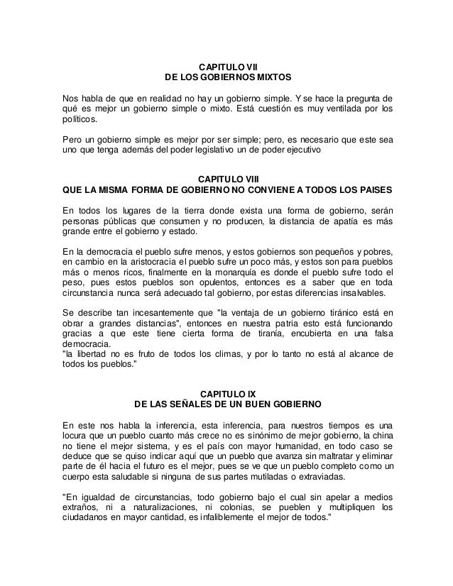 Resumen del Contrato Social