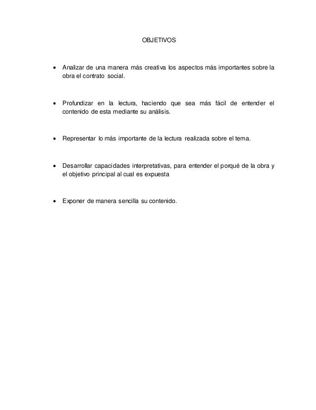 Resumen Del Contrato Social