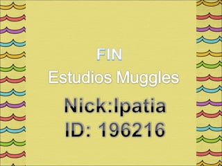 Trabajo Deportes Estudios Muggles