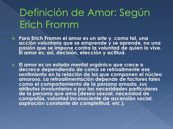 Trabajo el amor