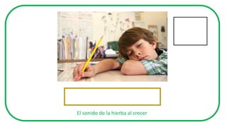 El sonido de la hierba al crecer
