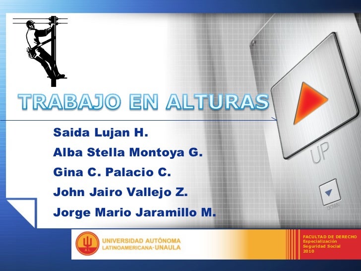 Trabajo en alturas