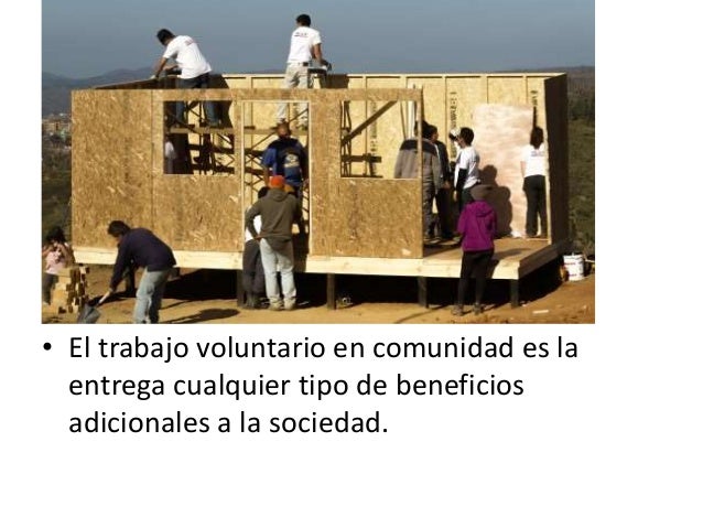 Trabajo en comunidad