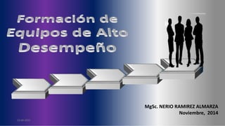 MgSc. NERIO RAMIREZ ALMARZA
Noviembre, 2014
23-04-2015 1
 