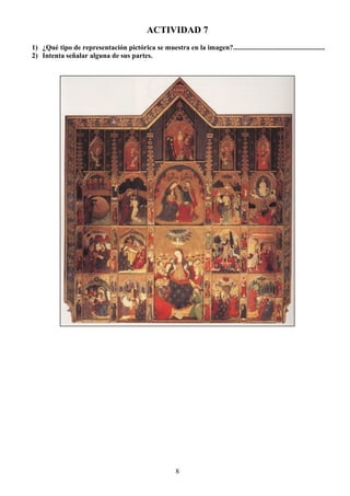 ACTIVIDAD 7
1) ¿Qué tipo de representación pictórica se muestra en la imagen?....................................................
2) Intenta señalar alguna de sus partes.
8
 