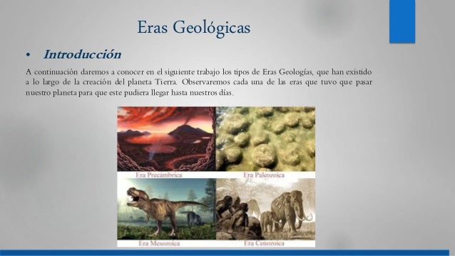 Trabajo Eras Geologicas