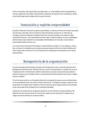 Trabajo escrito administracion