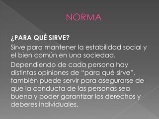 para que sirve un reglamento deportivo 12 Para que sirven las normas en la sociedad FILOSOFIA B1B 4 320