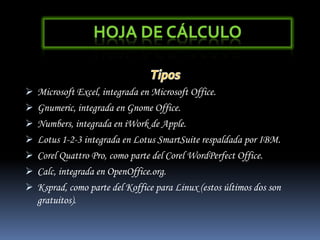 En forma relativa, se utiliza la letra de la columna y el número de la fila (=B2*C2).