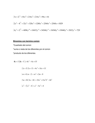 Termino Algebraico – signo, coeficiente, variable y exponente