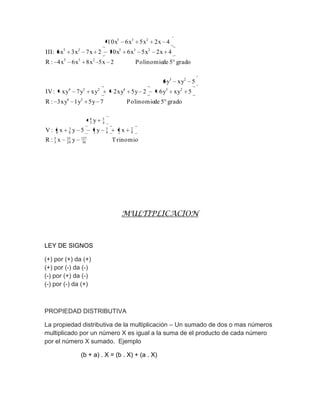 División………………………………………………………………