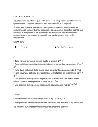 Productos Notables…………………………………………………