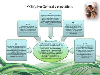 Objetivo General y específicos
 