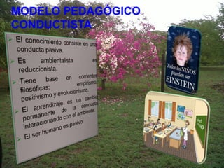 MODELO PEDAGÓGICO
CONDUCTISTA
 