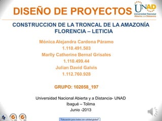 “Educación para todos con calidad global”
Universidad Nacional Abierta y a Distancia- UNAD
Ibagué – Tolima
Junio -2013
 
