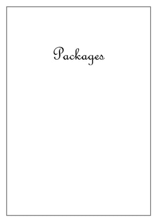 Packages
 