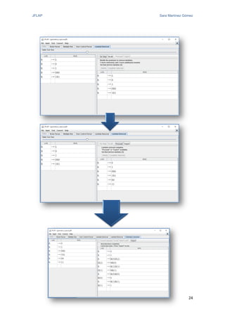 JFLAP Sara Martínez Gómez
24
 