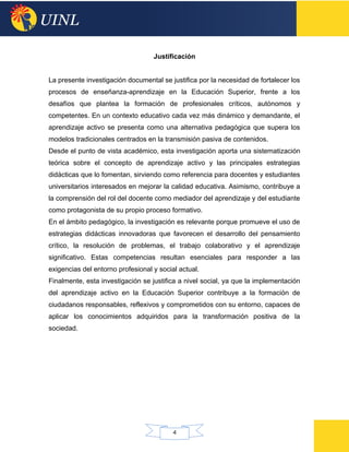 Estrategias didácticas para el aprendizaje activo en la Educación ...