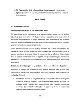 Estrategias Didácticas para el Aprendizaje Activo en Educación Superior ...