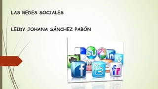 diapositiva de las redes sociales