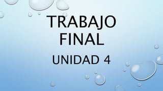 TRABAJO
FINAL
UNIDAD 4
 