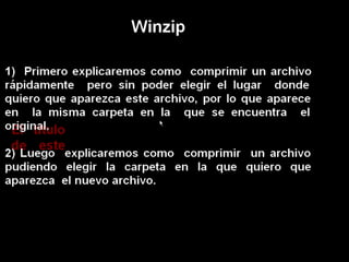 Presentacion de Winzip por Wink