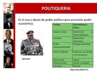 Trabajo final influenza, poder y politica en el liderazgo ...