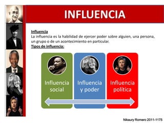 Trabajo final influenza, poder y politica en el liderazgo ...