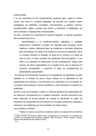 Evaluación integral e integrada en el proceso de E-A: el portafolio | DOC