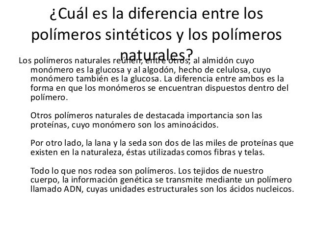 El Mundo de los Polimeros Yulma