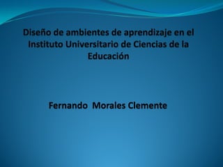 Fernando Morales Clemente
 