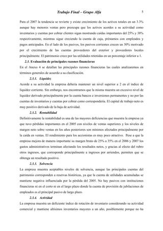 Trabajo Final de Contabilidad y Análisis Financiero | PDF