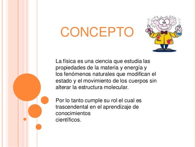 Conceptos De La Física Y Su Relación Con Otras Disciplinas.