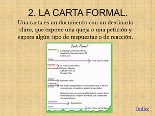 Trabajo folleto y carta formal | PPTX