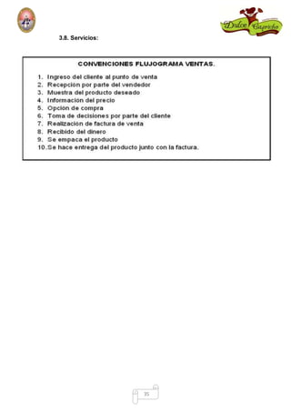 35 
3.8. Servicios: 
 
