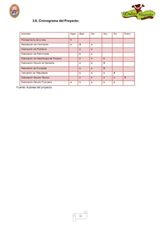 3.9. Cronograma del Proyecto: 
36 
 