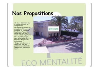 Nos Propositions
·"#!$%&'!(!)*!+,-*.#,!/%&/!
),!-%#0,!0%./!1,#.'!*&!
2%))34,!(!13)%5!
6#!1*!7*.',!0,+!8%+/,'+!%&!
%#!1*!92'.',!:;.+!#%#!(!)*!
8%))&<%#=!,/!:;.+!#%#!*!
)>,?8)%/*./%#=!8%&'!7*.',!
8,#+,'!*&?!*0%+!@&,!)*!
#*/&',!,+/!/'3+!.-8%'/*#/,!
6#!*!&#!$*'0.#!8%/*4,'!
0*#+!)*!'92'9*<%#!%A!.)!B!*!
C,*&2%&8!0,+!8'%0&./+!
92%)%4.@&,+5!
!DE*@&,!+*-,0.F!%#!1*!*&!
2,#/',G1.)),!*1,2!0,+!
8%+/,'+!,/!%#!2%)),2/,!0,!
)H*'4,#/!8%&'!-*.#/,#.'!)*!
#*/&',!
 