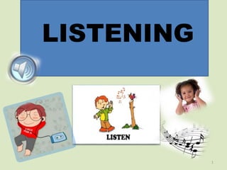 LISTENING 
1 
LISTENING 
 