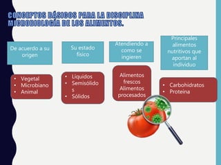 MICROBIOLOGIA DE LOS ALIMENTOS | PPTX