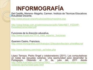 En este sentido, la familia y la comunidad,  deben tener una actitud activa y participativa a la hora de concretarse en el desarrollo de algún proyecto, que será beneficioso para todos.Es importante recordar que los padres de familia y la comunidad, tiene en común, la institución, por lo cual pueden ayudar a contribuir con cosas positivas para la Institución.