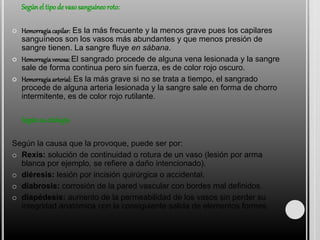Trabajo hemorragias | PPTX