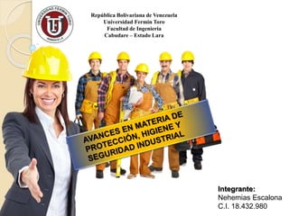 República Bolivariana de Venezuela
Universidad Fermin Toro
Facultad de Ingenieria
Cabudare – Estado Lara
Integrante:
Nehemias Escalona
C.I. 18.432.980
 